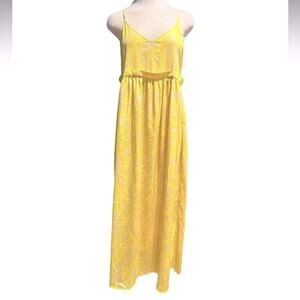 FRNCH Paris Maxi Dress Yellow Size S